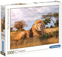 Puzzle Clementoni 1000 items: lion-king of beasts