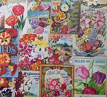 Puzzle Eurographics 1000 pieces: Vintage book cover with flowers