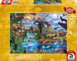 Schmidt 1500-piece Puzzle: A panorama of the wild