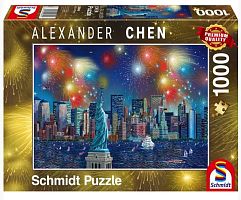 Puzzle Schmidt 1000 items: A. Chen the Fireworks in new York