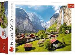 Trefl 3000 puzzle pieces: Lauterbrunnen, Switzerland