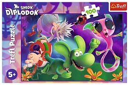 Trefl 100-piece Puzzle: The Dragon Diplodocus and his friends