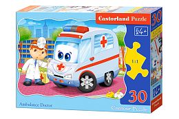 Jigsaw puzzle Castorland 30 MIDI parts: Ambulance