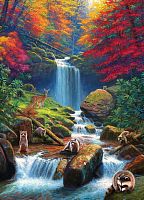 Cobble Hill 1000 Pieces Puzzle: Autumn Waterfall