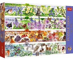 Trefl 1000-piece Puzzle: Tea Time. Four Seasons (MARKDOWN)