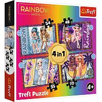 Trefl Puzzle 35#48#54#70 details: Fashion dolls, Rainbow High