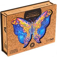 Wooden UNIDRAGON Puzzle 199 pieces: Intergalactic Butterfly