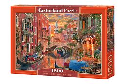 Castorland 1500 pieces puzzle: A romantic evening in Venice