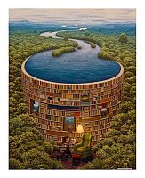 Puzzle Pintoo 500 items: J. Yerka. Library