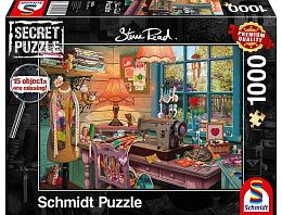 Schmidt puzzle 1000 pieces: Art.Reed Sewing workshop