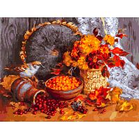 Painting by numbers Snow White: Autumn berries