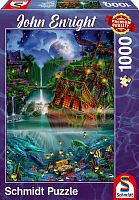 Puzzle Schmidt 1000 details: J. Epright. Sunken treasures