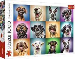 Puzzle Trefl 1000 items: Funny dogs