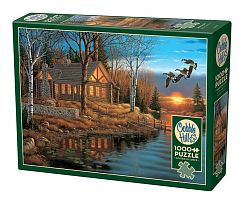 Cobble Hill 1000 Pieces Puzzle: Relaxing on the lake