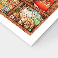 Pintoo 600-piece puzzle: Cotton Lion. Feline Art Studio