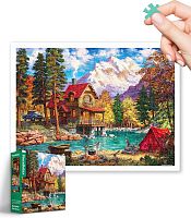 Pintoo Puzzle 1200 pieces: Relaxing in the forest