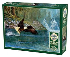 Cobble Hill 1000 pieces puzzle: The Eagle. Fly fishing