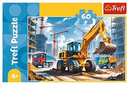 Trefl 60-piece Puzzle: Backhoe Loader