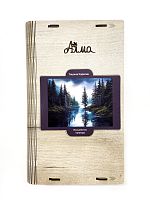 Wooden puzzle with 500 pieces. The magic of nature. The Silence of Karelia