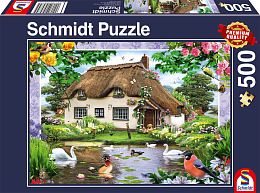 Schmidt Puzzle 500 details: Romantic country house