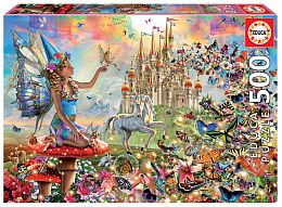 Educa 500 Puzzle pieces: Fairy and Butterflies