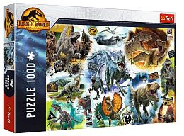 Trefl 1000 Pieces Puzzle: In the footsteps of dinosaurs