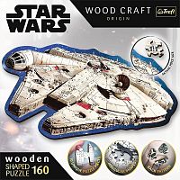 Wooden Trefl Puzzle 160 pieces: Star Wars. The Millennium Falcon