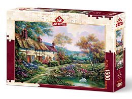 Puzzle Art Puzzle 1500 pieces: Spring garden