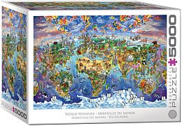 Eurographics 5000 Pieces Puzzle: Wonders of the World