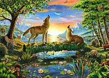 Trefl puzzle 500 pieces: Wolfish nature