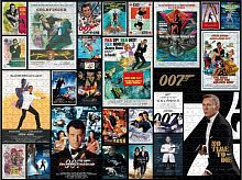 Puzzle Top Trumps 1000 details: James Bond 007 / James Bond Movie Posters