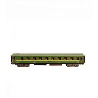 A sleeping car. Epoch IV. Prefabricated model made of cardboard. Scale 1/87-Smart Paper (295-2)