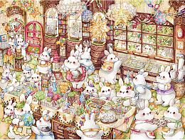 Pintoo puzzle 1200 pieces: Studio Pei+Pei. A party