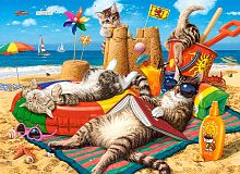Castorland Puzzle 300 pieces: Cat Beach