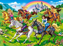 Puzzle Castorland 260 pieces: Princess and horse