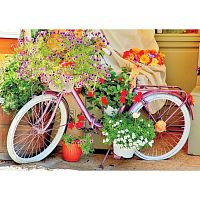 Magnolia 1000 Pieces Puzzle: Bicycle with Flowers