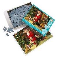 Cobble Hill Puzzle 350 pieces: Santa's Lucky Stocking