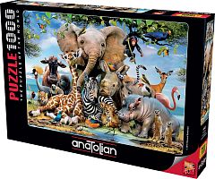 Anatolian jigsaw puzzle 1000 pieces: African selfie-2