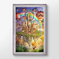 Pintoo puzzle 4000 pieces: Marchetti Flying castle