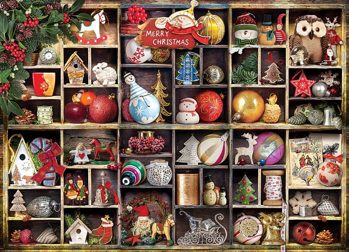 Puzzle Eurographics 1000 items: Christmas decorations 6000-0759