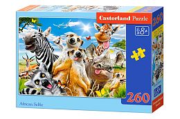 Castorland 260-piece Puzzle: African Selfie