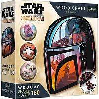 Wooden Trefl Puzzle 160 pieces: Star Wars. Mandalorian