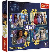 Trefl Puzzle 35#48#54#70 details: Dreams come true. A cherished wish. Disney