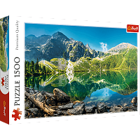 Trefl puzzle 1500 pieces: Lake Morskie Oko, Tatras, Poland