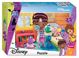 Set of 8 puzzles with 80 pieces: DISNEY - 6