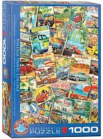 Eurographics 1000 pieces puzzle: A collage of ancient travels