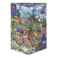 Heye puzzle 1500 pieces: Happy town