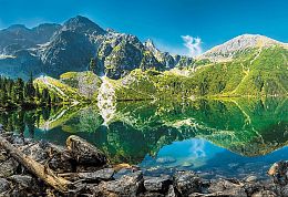 Trefl puzzle 1500 pieces: Lake Morskie Oko, Tatras, Poland