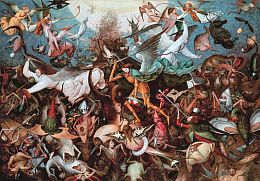 Puzzle Clementoni 1000 pieces: P.Brueghel. The Fall of the Rebellious Angels