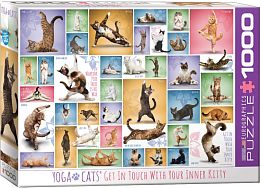 Puzzle Eurographics 1000 pieces: Cat yoga